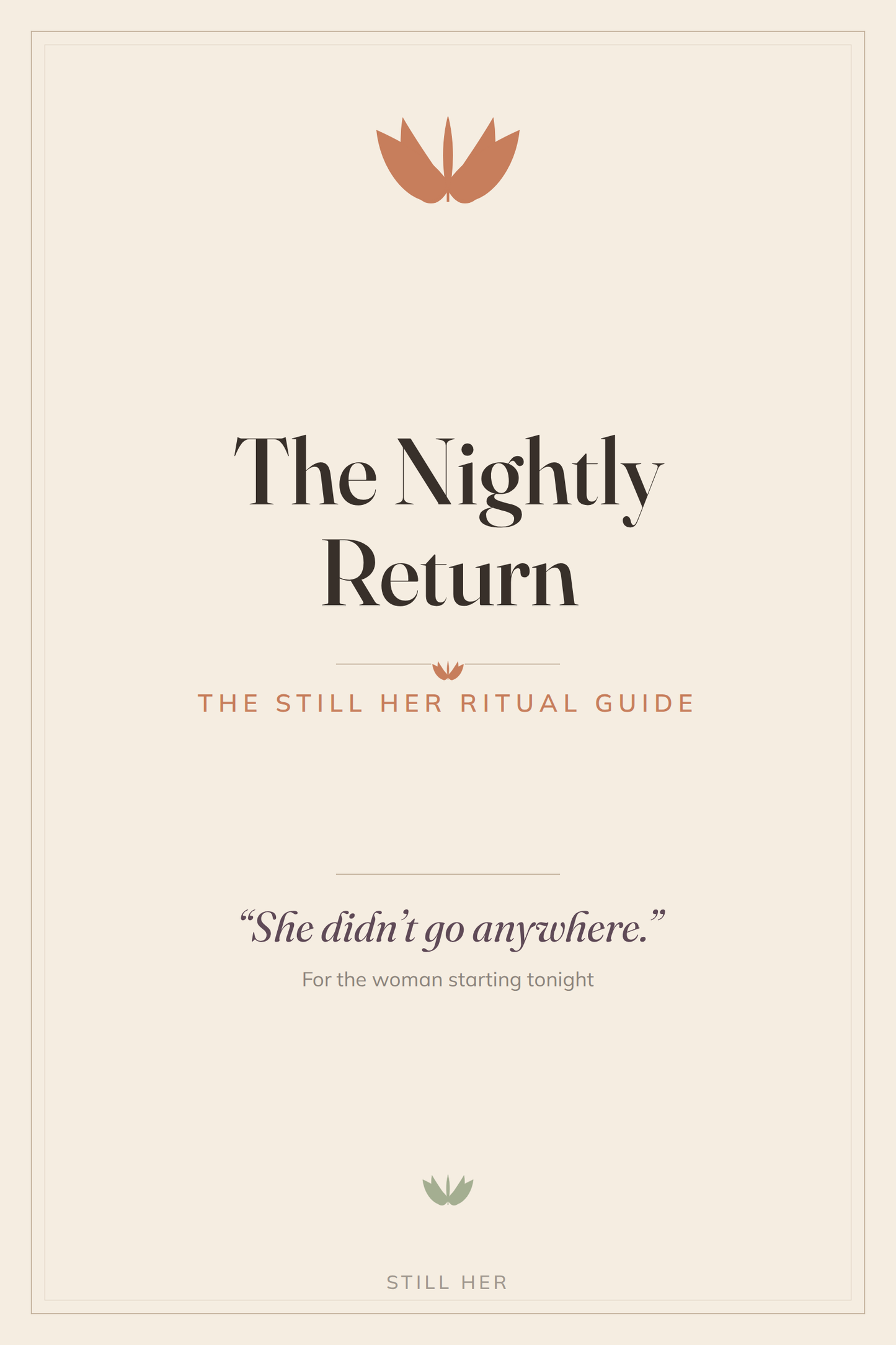 The Nightly Return Ritual Guide EBook